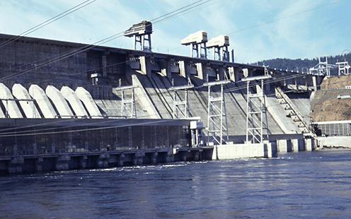 Красноярская ГЭС, 1976 г.